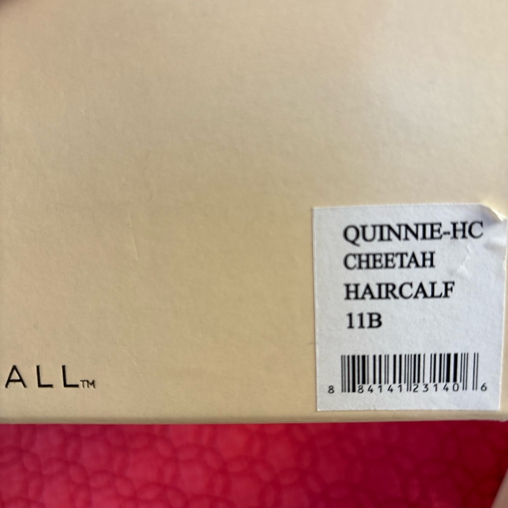 LOEFFLER RANDALL QUINNIE CALFSKIN CHEETAH PRINT HEELS - Picture 2 of 2